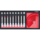 KS Tools SCS Module de douilles, Torx, 19 pcs, modules système 1/3 713.4019 Vignette