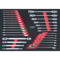 KS Tools SCS Module de clés CHROMEplus, 30 pcs, modules système 1/1 781.2030