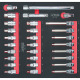 KS Tools SCS CHROMEplus 1/2 Module de douilles, 29 pcs, modules système 2/3 782.0029 Vignette