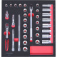 KS Tools SCS CHROMEplus 3/8 Module de douilles, 34 pcs, modules système 2/3 782.0034 Vignette
