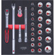 KS Tools SCS CHROMEplus 1/2 Module de douilles, 29 pcs, modules système 2/3 782.1029 Vignette