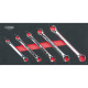 KS Tools SCS CHROMEplus Module de clés polygonales doubles, coudées, 5 pcs, modules système 1/3 783.0005 Vignette
