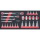 KS Tools SCS CHROMEplus Torx-E Module d’outils profilé, 25 pcs, modules système 1/3 783.2025 Vignette