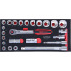 KS Tools SCS CHROMEplus 1/2 Module de douilles, 24 pcs, modules système 1/3 783.4024 Vignette