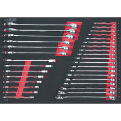KS Tools SCS Module de clés mixtes, 33 pcs, modules système 1/1 711.3033