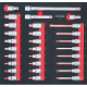 KS Tools SCS 1/2 Module de douilles, 28 pcs, modules système 2/3 712.0029 Vignette