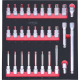 KS Tools SCS 1/2 Module de douilles, 28 pcs, modules système 2/3 712.0029 Vignette
