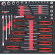 KS Tools SCS 1/2 Module de clés à douille Torx, 57 pcs, modules système 2/3 712.1057 Vignette