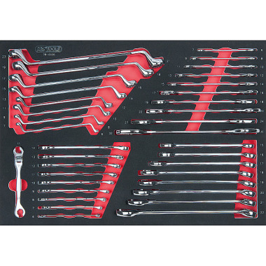 KS Tools SCS Module de clés CHROMEplus, 37 pcs, modules système 1/1 781.0036
