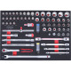 KS Tools SCS CHROMEplus 1/2 Module de douilles, 66 pcs, modules système 1/1 781.0066 Vignette