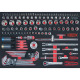 KS Tools SCS CHROMEplus 1/4+1/2 Module de douilles, 135 pcs, modules système 1/1 781.0135 Vignette