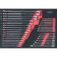 KS Tools SCS Module de clés mixtes coudées CHROMEplus, 37 pcs, modules système 1/1 781.3033 Vignette