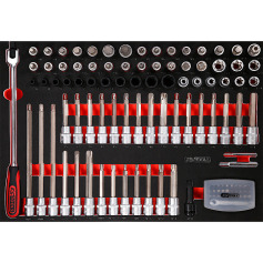 KS Tools SCS 1/2 Module de douilles, 111 pcs, modules système 1/1 811.1111