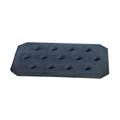 BAUER Grille perforée LR-PE 20, en polyéthylène robuste, version en noir 202139