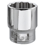 FACOM Steckschluessel 3/8” 12-Kant 16 mm J.16