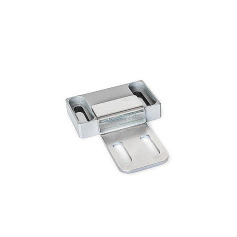 Ganter Loquets magnétiques, avec surface magnétique caoutchoutée GN 4470-50-C2-Z3-SR