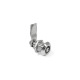 Ganter Loquets à compression, inox GN 516.5-VK8-33