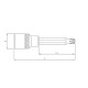 Sonic Bussola bit Ribe 3/8’’, lunga, M12 8299012 Miniatura