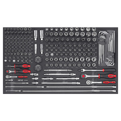 Sonic Set combinato 1/4’’ e 3/8’’, 207 pezzi SFS 220702