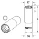 KS Tools Bussola poligonale 3/8 CHROMEplus, lunga, 11 mm 918.3745 Miniatura