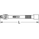 KS Tools 1/4 Prolunga CHROME,100mm 919.1402 Miniatura