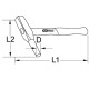 KS Tools BRONZEplus Cacciaspine, 8 mm 963.2405 Miniatura