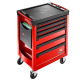 FACOM Werkstattwagen ROLL mit 6 Schubfächer, 3 Module pro Schubfach, rot (RAL 3020) ROLL.6M3A Miniatura