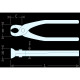 FACOM Rabitz-Zange 280 mm 495A.28EL Miniatura