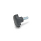 Ganter Star Knobs, Plastic, Threaded Stud Steel 6336.4-ST-40-M8-30 Miniatura