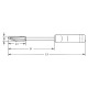 Heyco Triangular Bearing Scrapers 01661020021 Miniatura