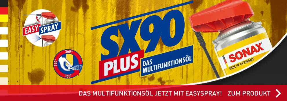 Das bewährte Multifunktionsöl SX90 von Sonax