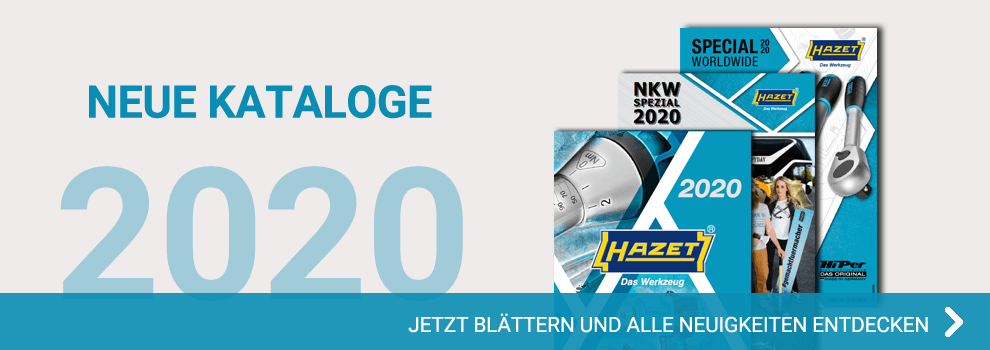 Hier geht es zum den aktuellen Hazet Katalogen 2019