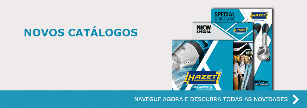 Clique aqui para ver os catálogos actuais de Hazet