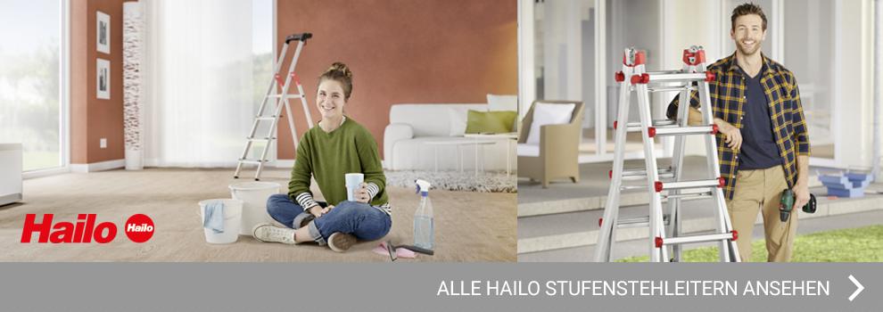 Alle Stufenstehleitern ansehen