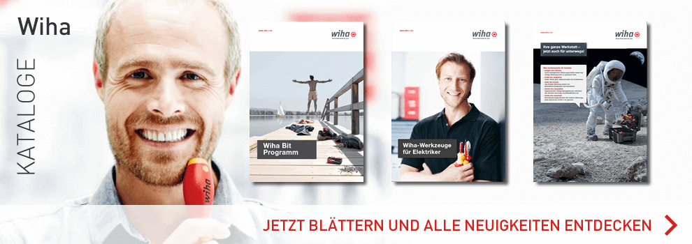 Hier geht es zu den aktellen blätter Katalogen von wiha