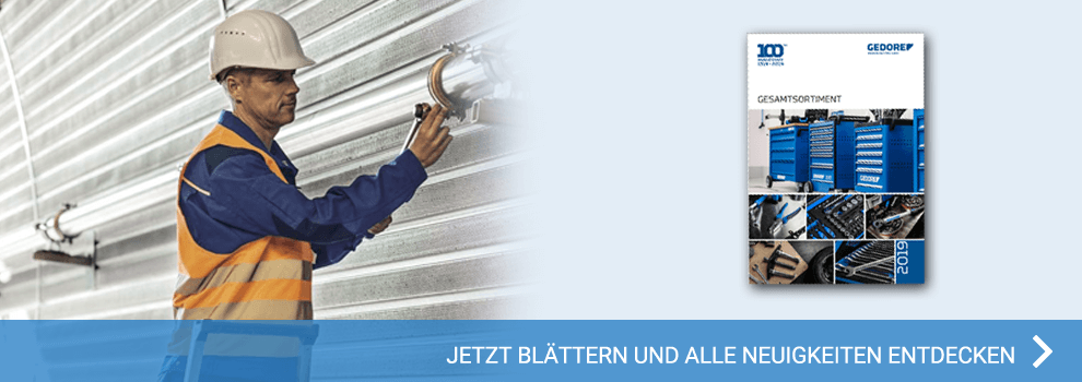 Hier geht es zu den aktellen blätter Katalogen von GEDORE