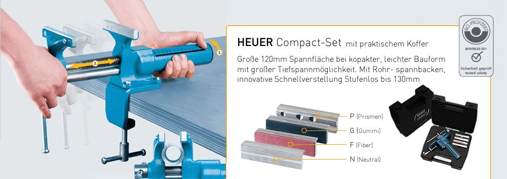 Por Compact Tornillo de banco de Brockhaus-Heuer