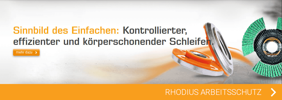 körperschonender schleifen mit dem Rhoducer