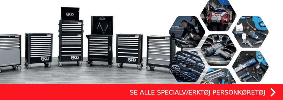 SE ALLE SPECIALVÆRKTØJ PERSONKØRETØJ