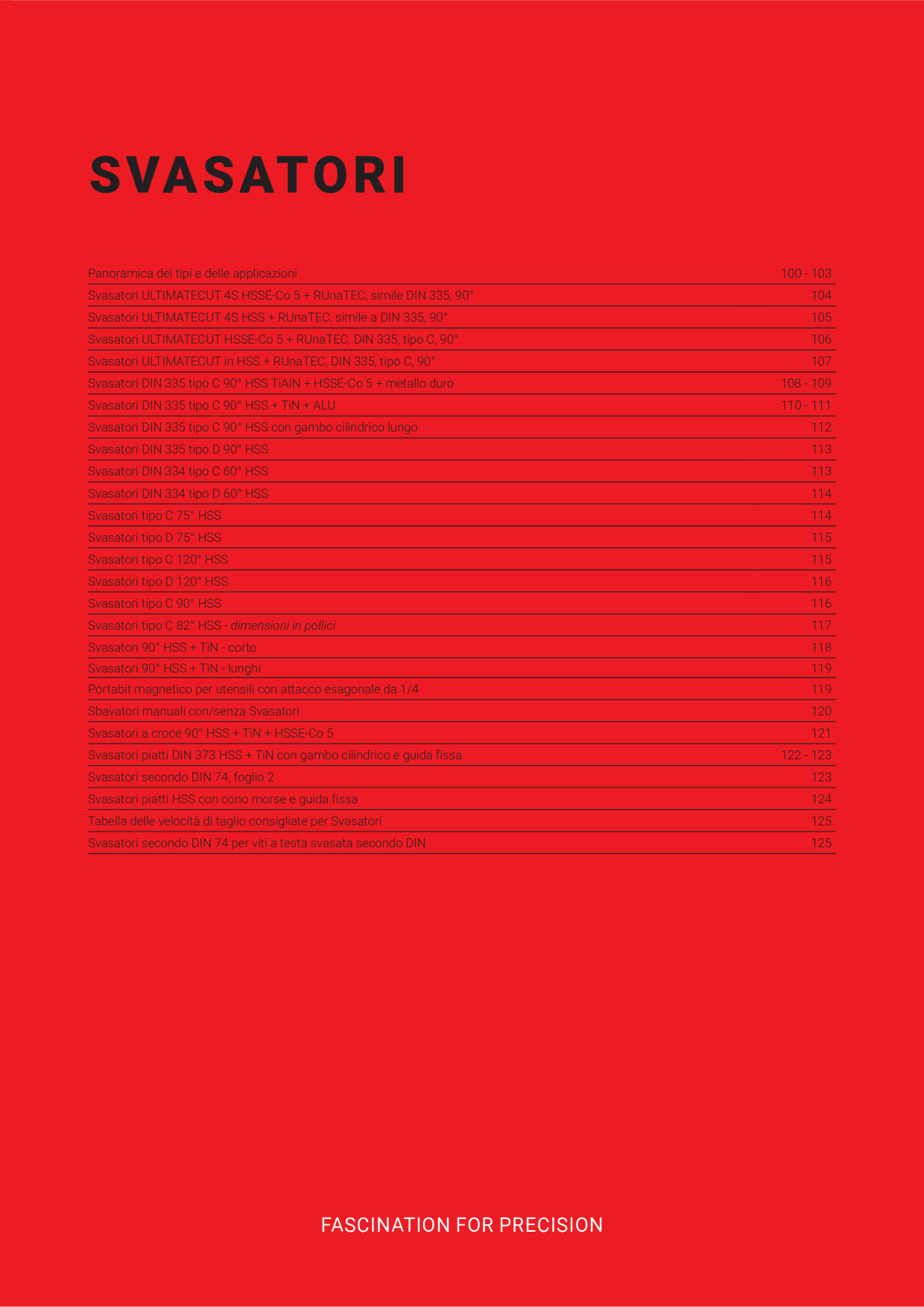 Anteprima del catalogo