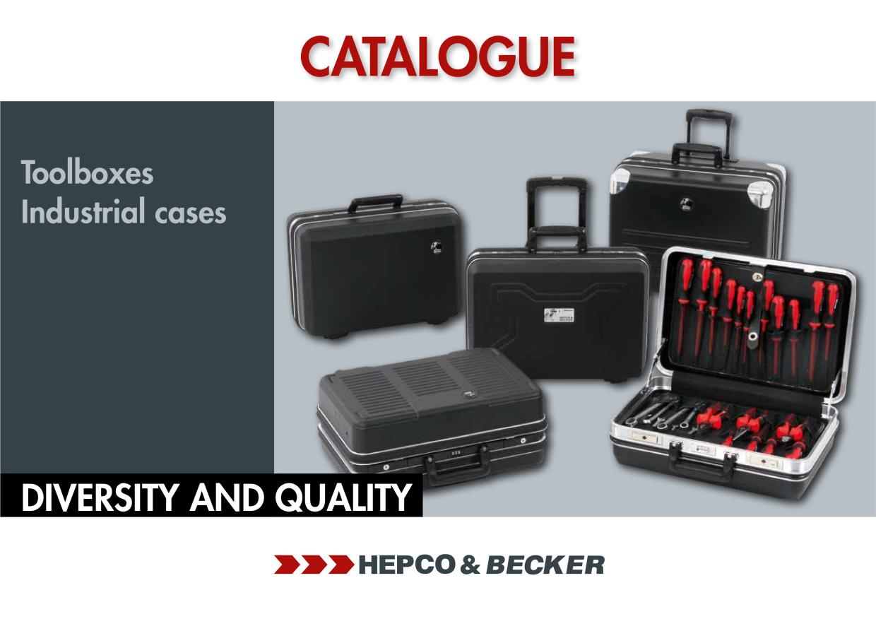Hepco & Becker catalog Industrial cases, tool cases, tool bags