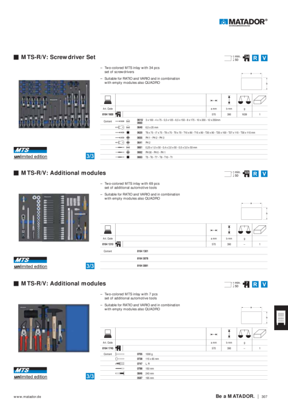 MATADOR Magnetic Pick Up Tools with lamp 285 - 870mm 0795 0001