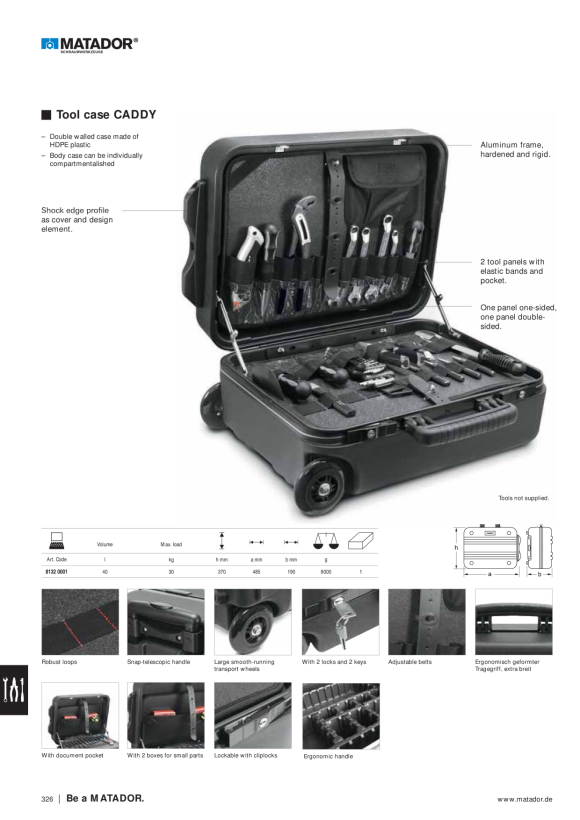 MATADOR Tool case CADDY Mechanic 8132 0170