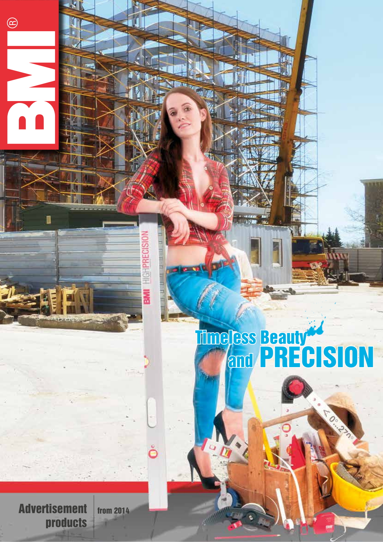 BMI advertisingcatalogue Folding rules Frame and capsule measuring