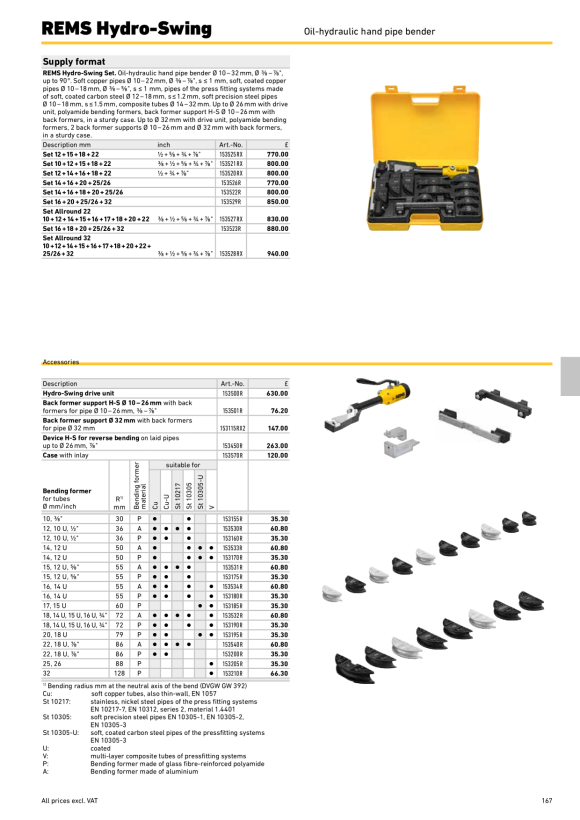 REMS Biegesegment Ø 16, 14U, R55, A 153534 R