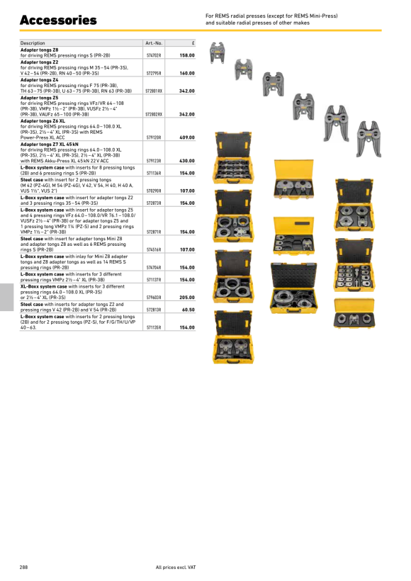 REMS L-Boxx mit Einlage 2 PZ-2B +2 PZ-S / 40-63 571135 R