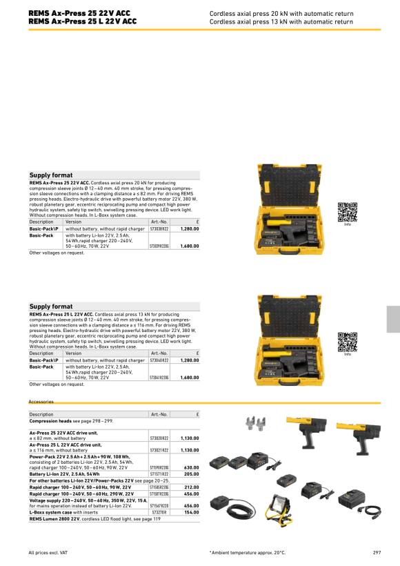 REMS L-Boxx mit Einlage 573/575 573270 R
