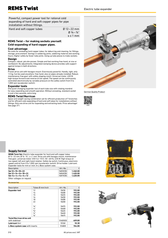 REMS L-Boxx mit Einlage 151/156 151605 R