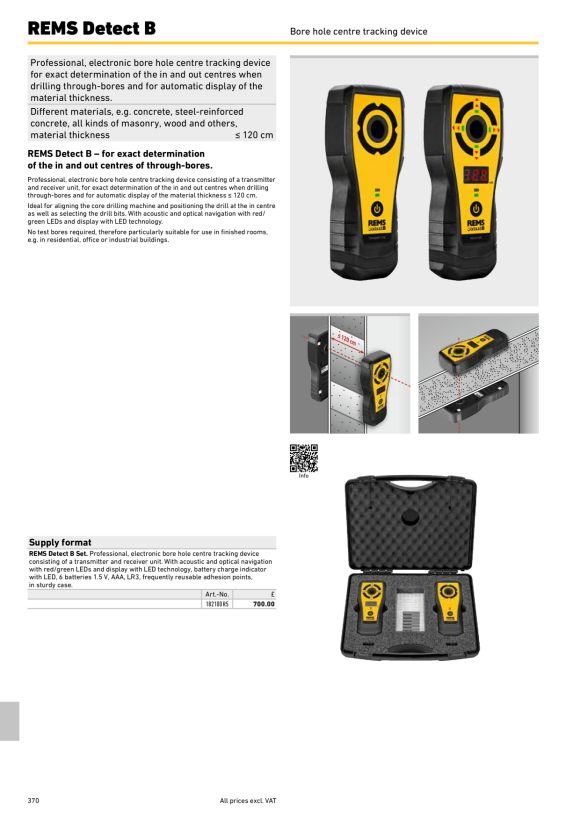 REMS Detect B Set 182100 R5