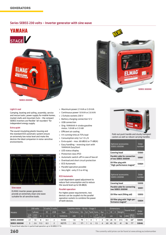 ELMAG Generátor energie SEB 16000WDE-AVR 53199 ELMAG Generátor energie SEB 16000WDE-AVR 53199